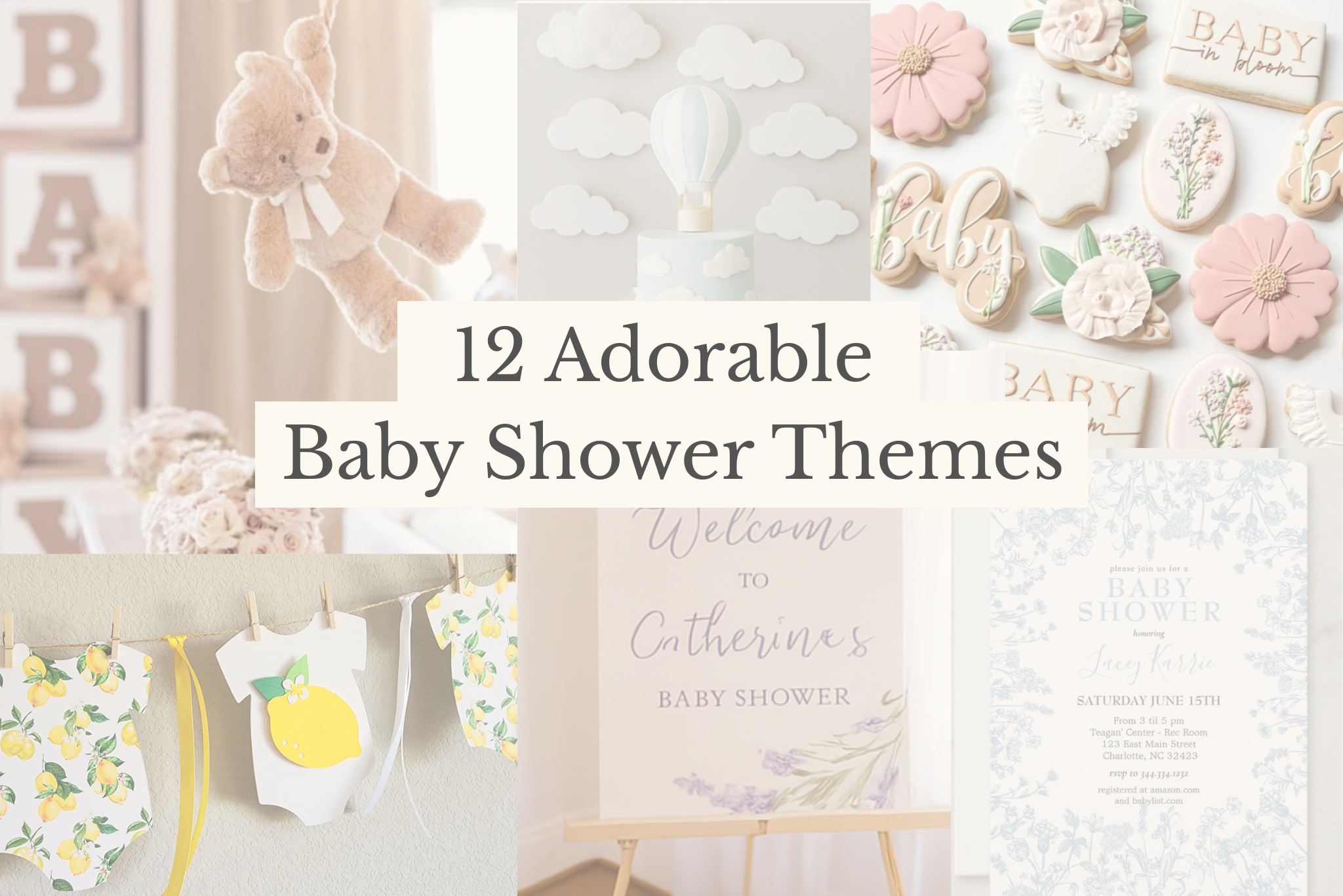 12+ Baby Shower Themes We Love