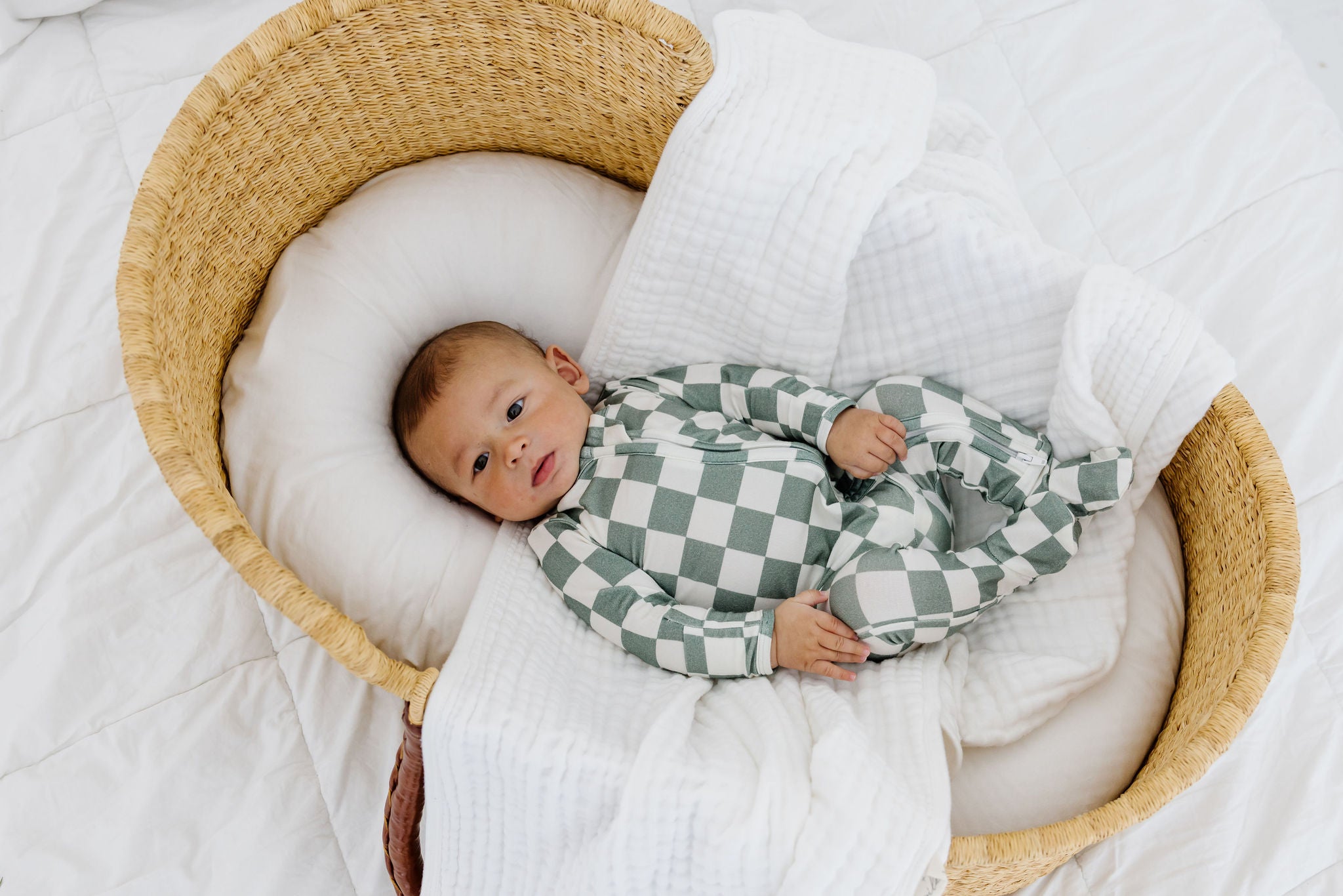 Organic Muslin Quilt - White