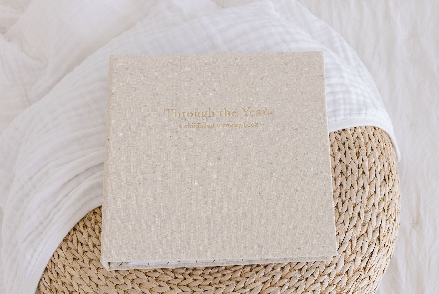 School Years Memory Book - Sand