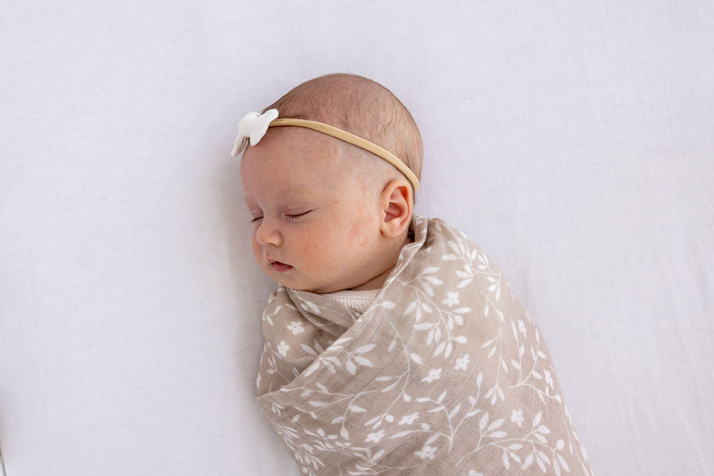 Organic Muslin Swaddle - Vines