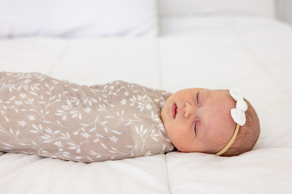 Organic Muslin Swaddle - Vines