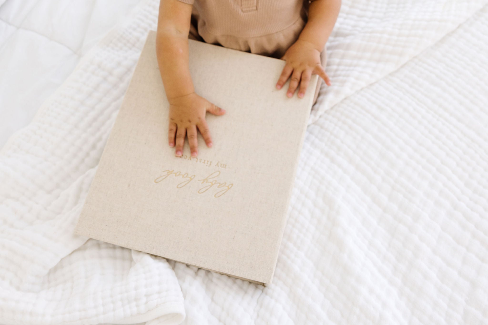 Pregnancy + Baby Book Combo - Sand