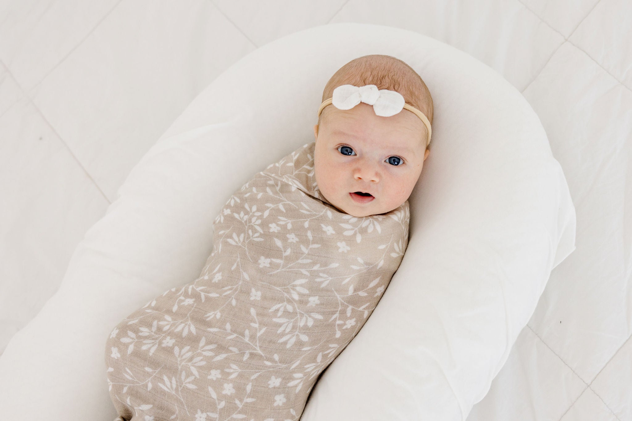 Organic Muslin Swaddle - Vines