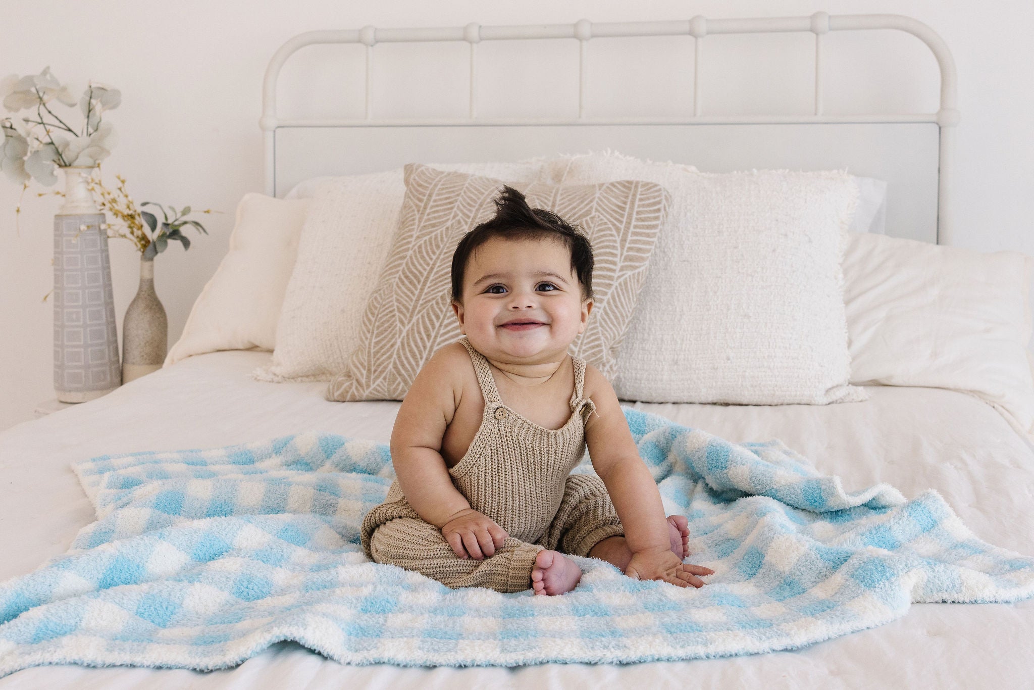 Gingham Plush Blanket