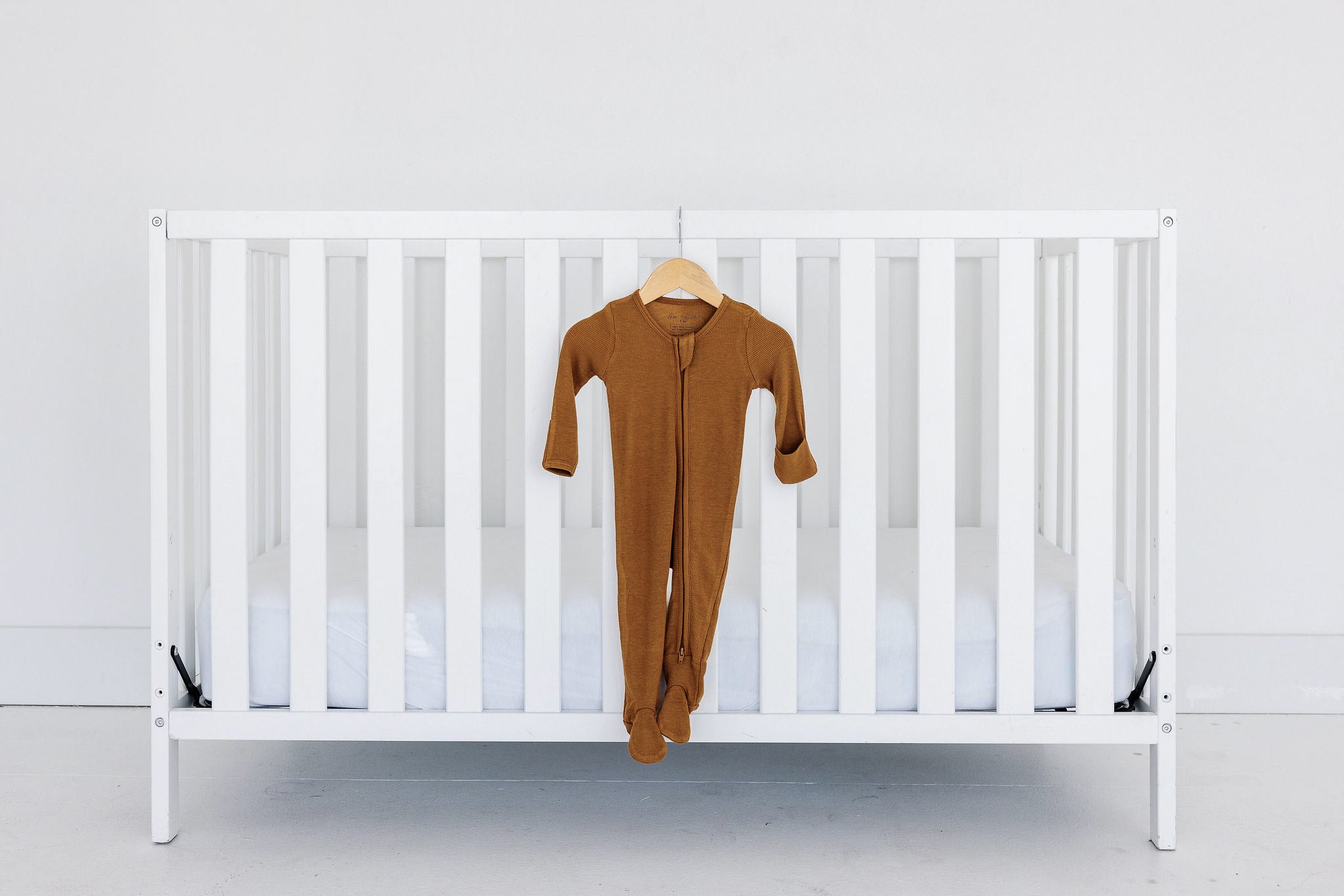 Zip Sleeper - Camel Ribbed