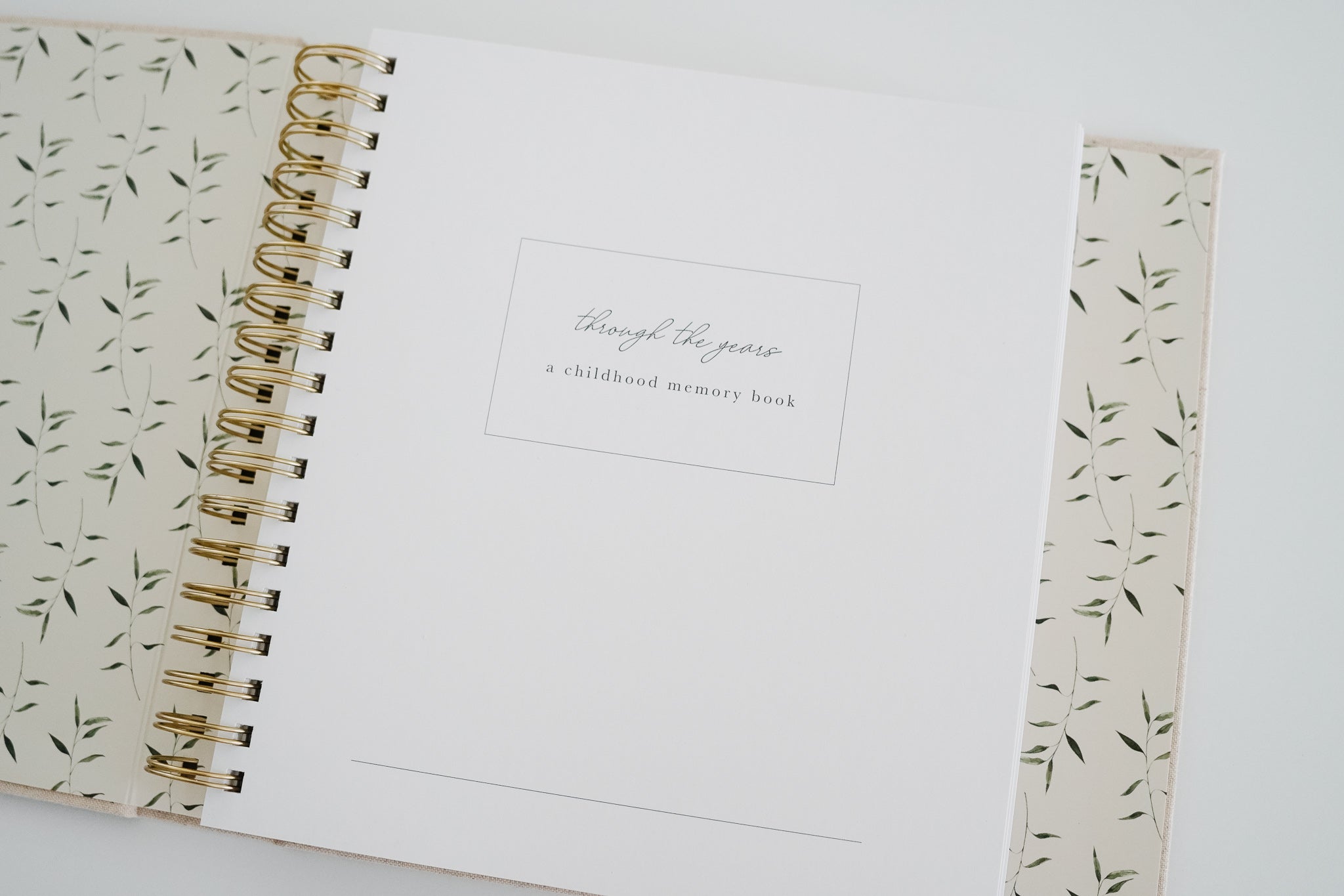 School Years Memory Book - Sand