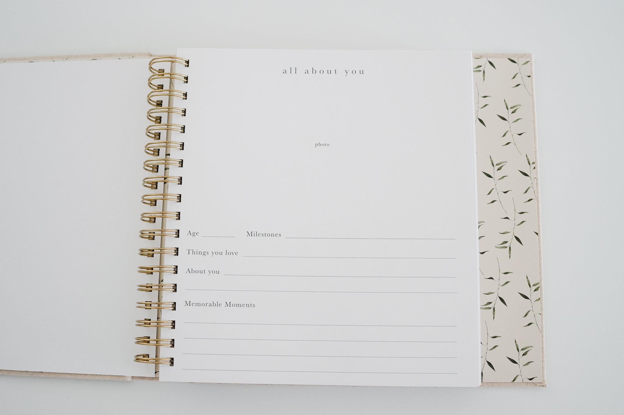 School Years Memory Book - Sand