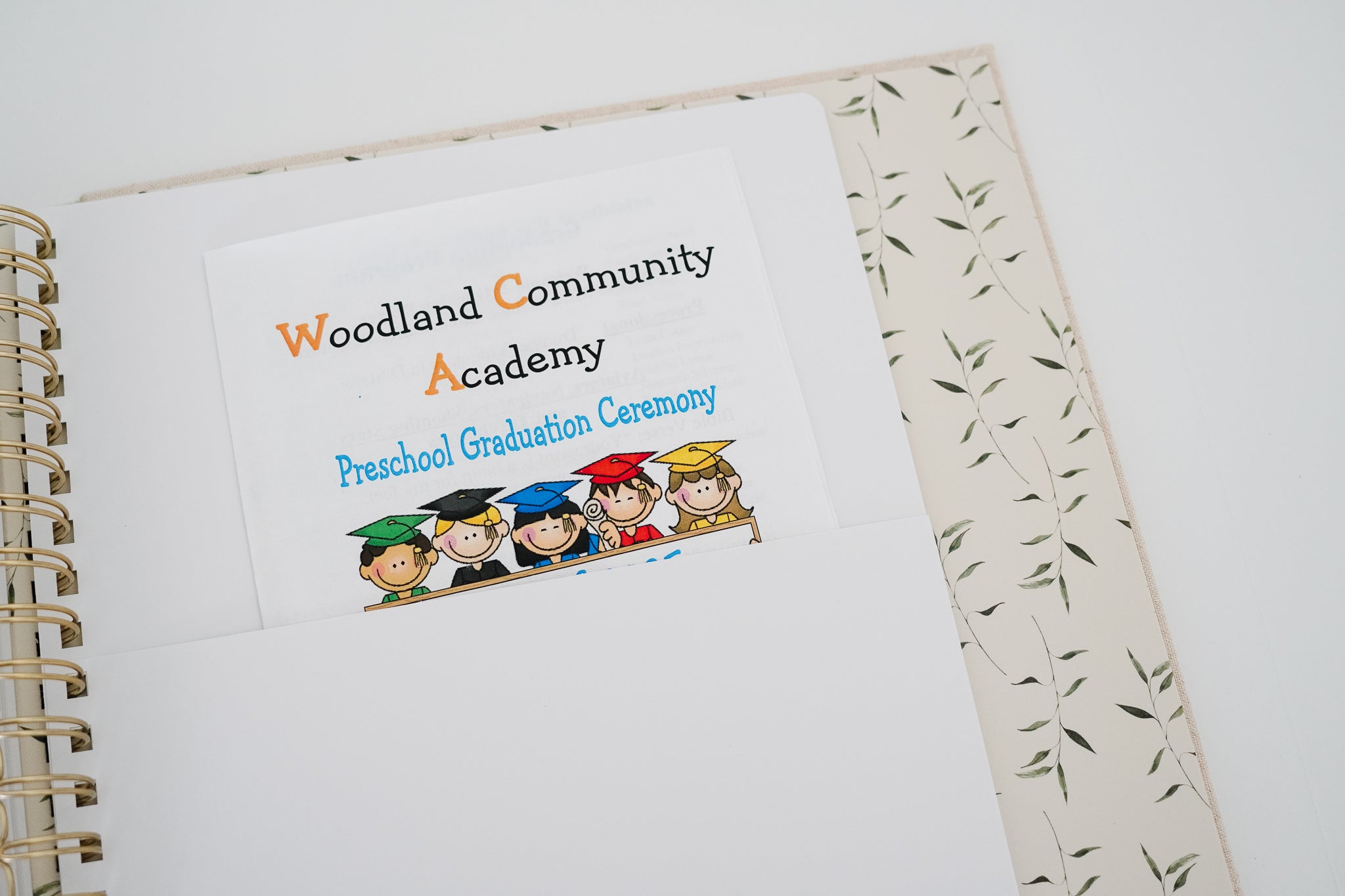 School Years Memory Book - Sand