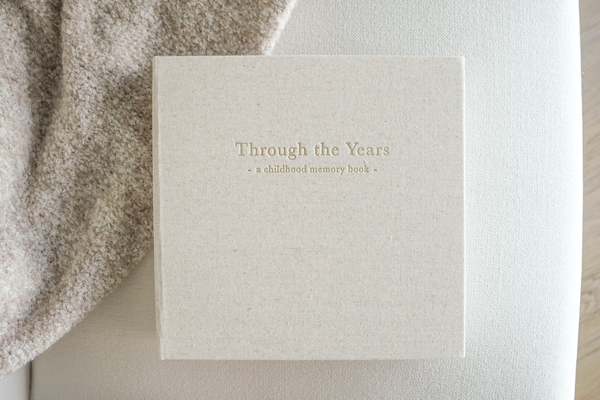 School Years Memory Book - Sand