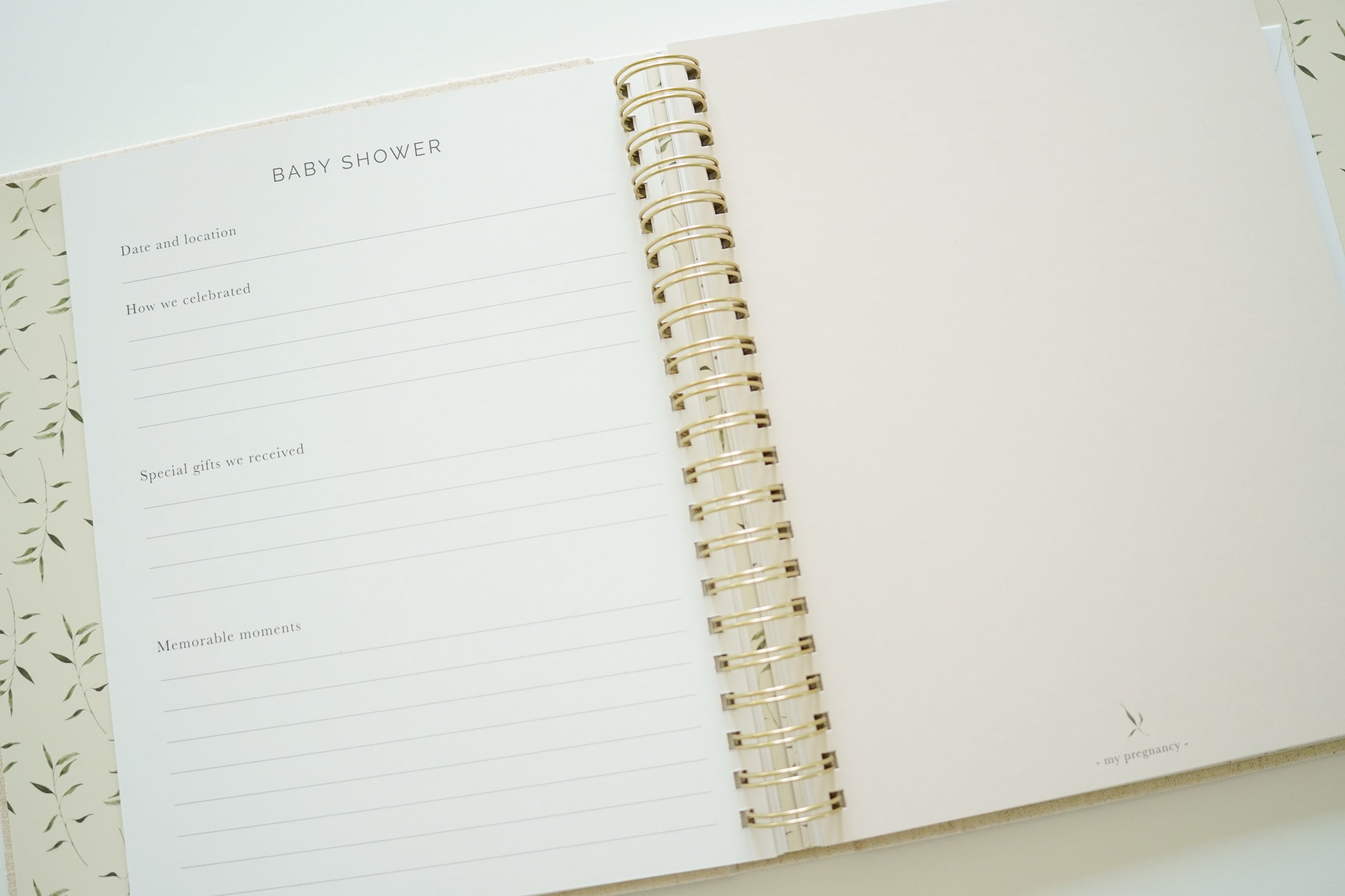 Pregnancy + Baby Book Combo - Sand