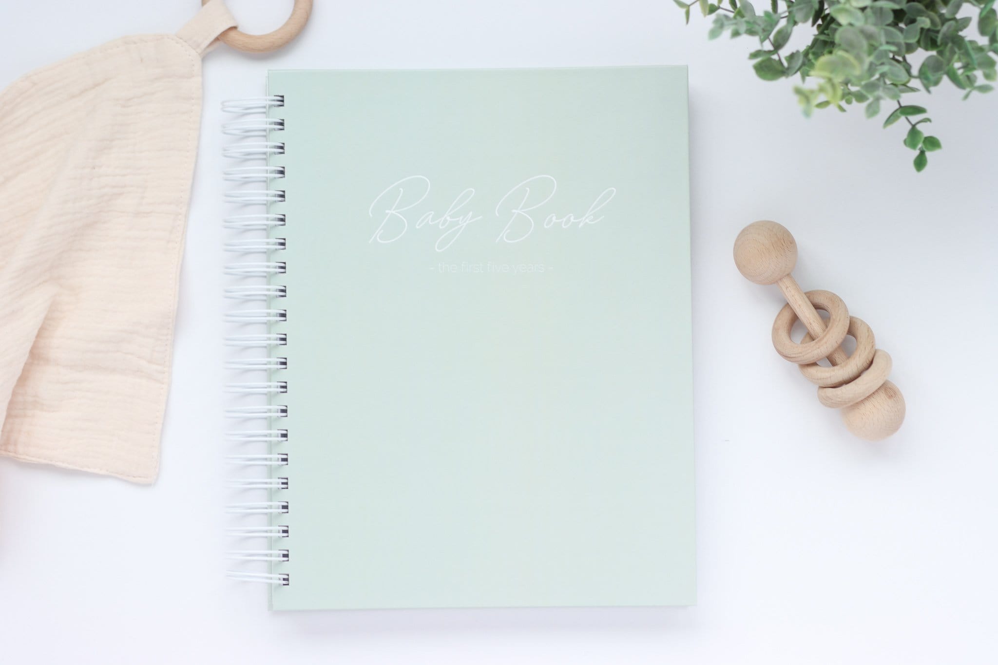 Whimsy Floral + Butterflies Baby Book