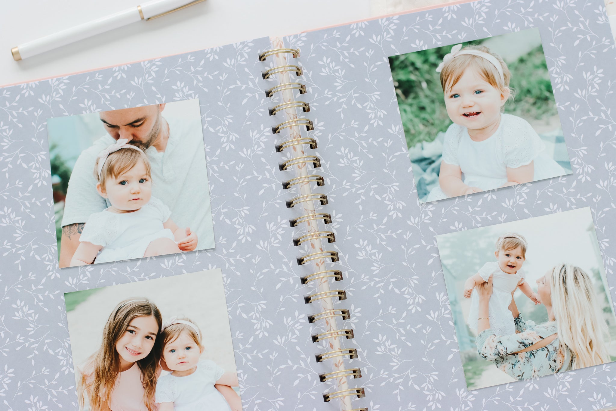 First Year Baby Memory Book - Pink