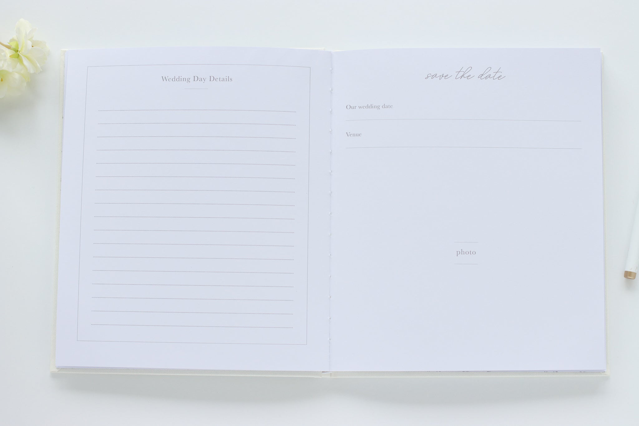 Wedding Memory Book