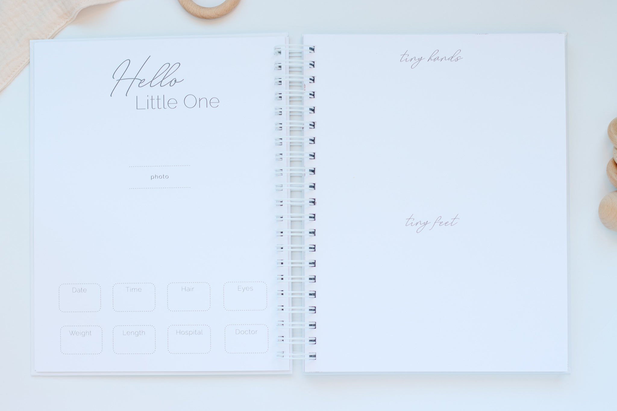 Whimsy Floral + Butterflies Baby Book