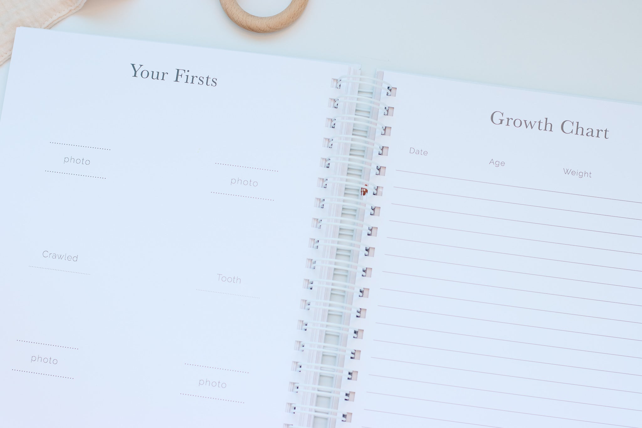 Whimsy Floral + Butterflies Baby Book