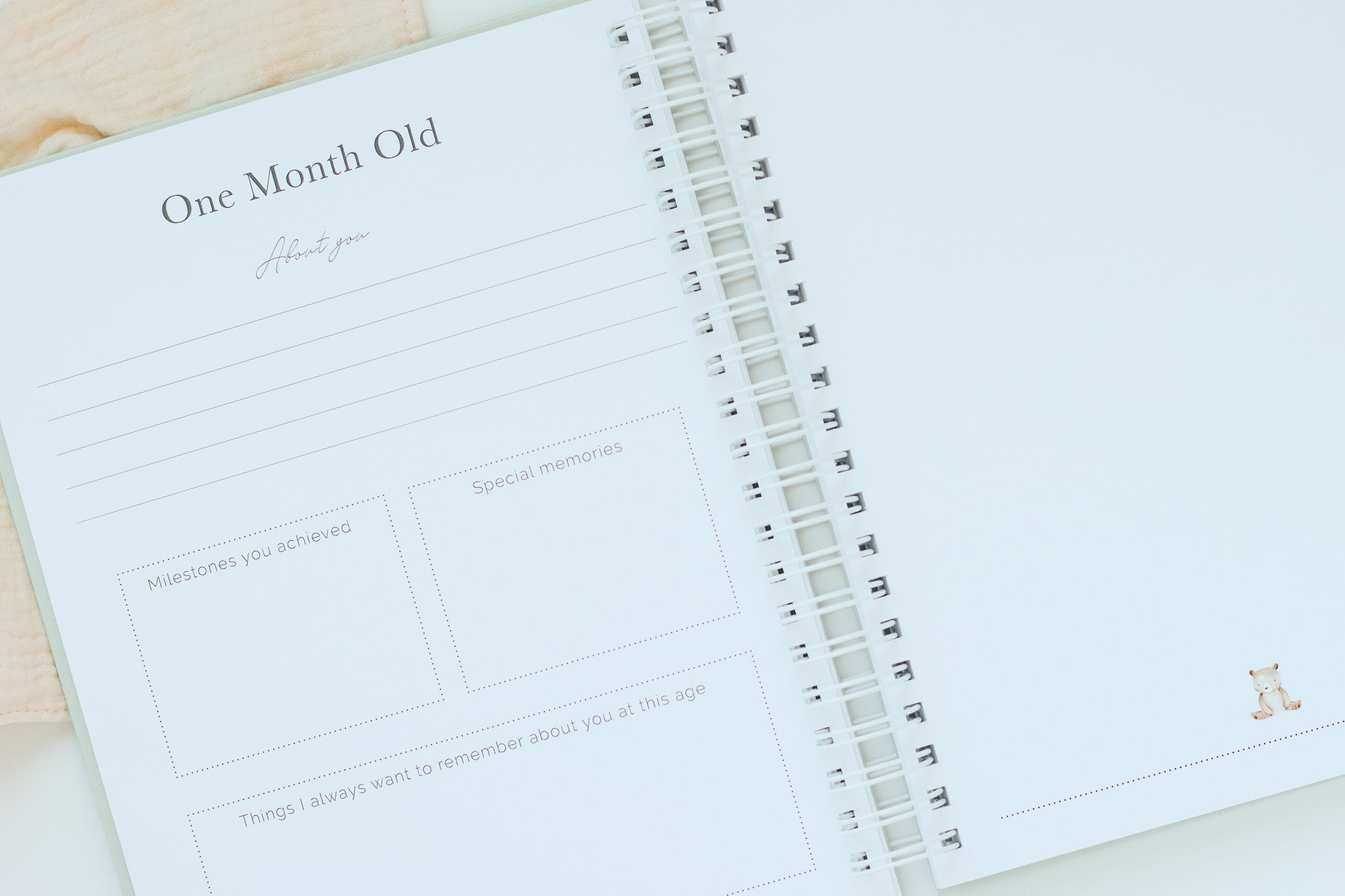Woodland Baby Book