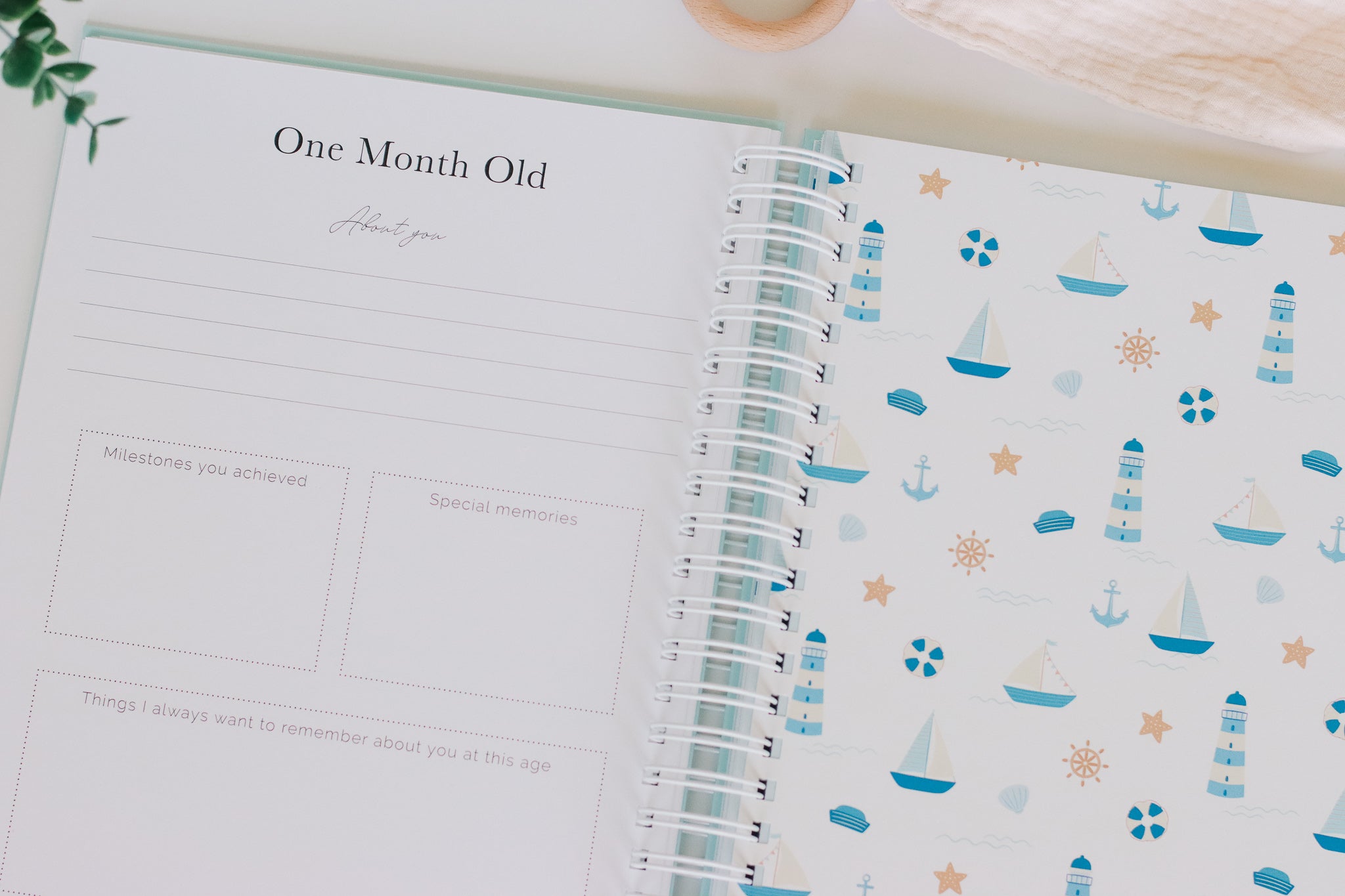 Nautical Baby Book