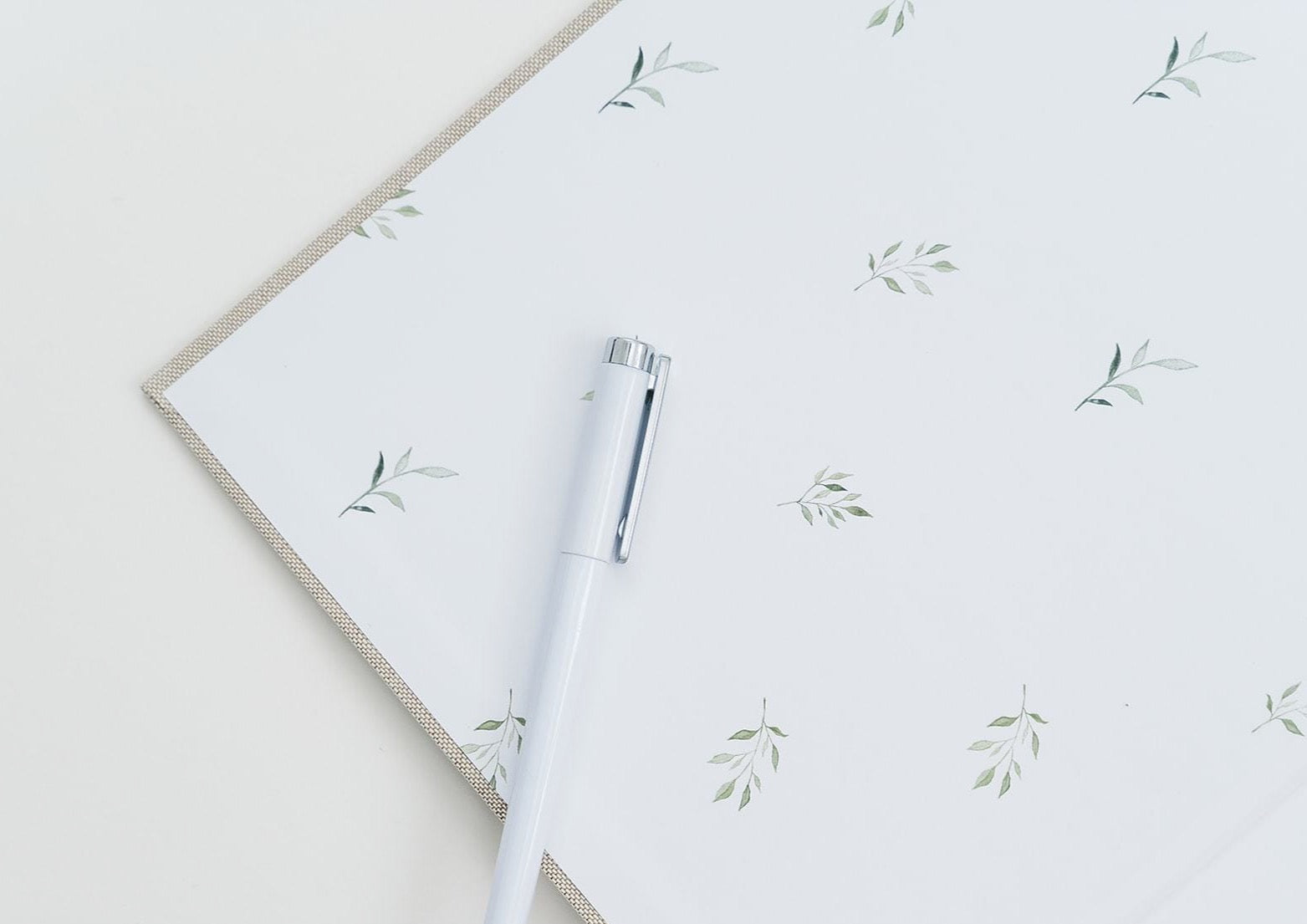 Linen Baby Book