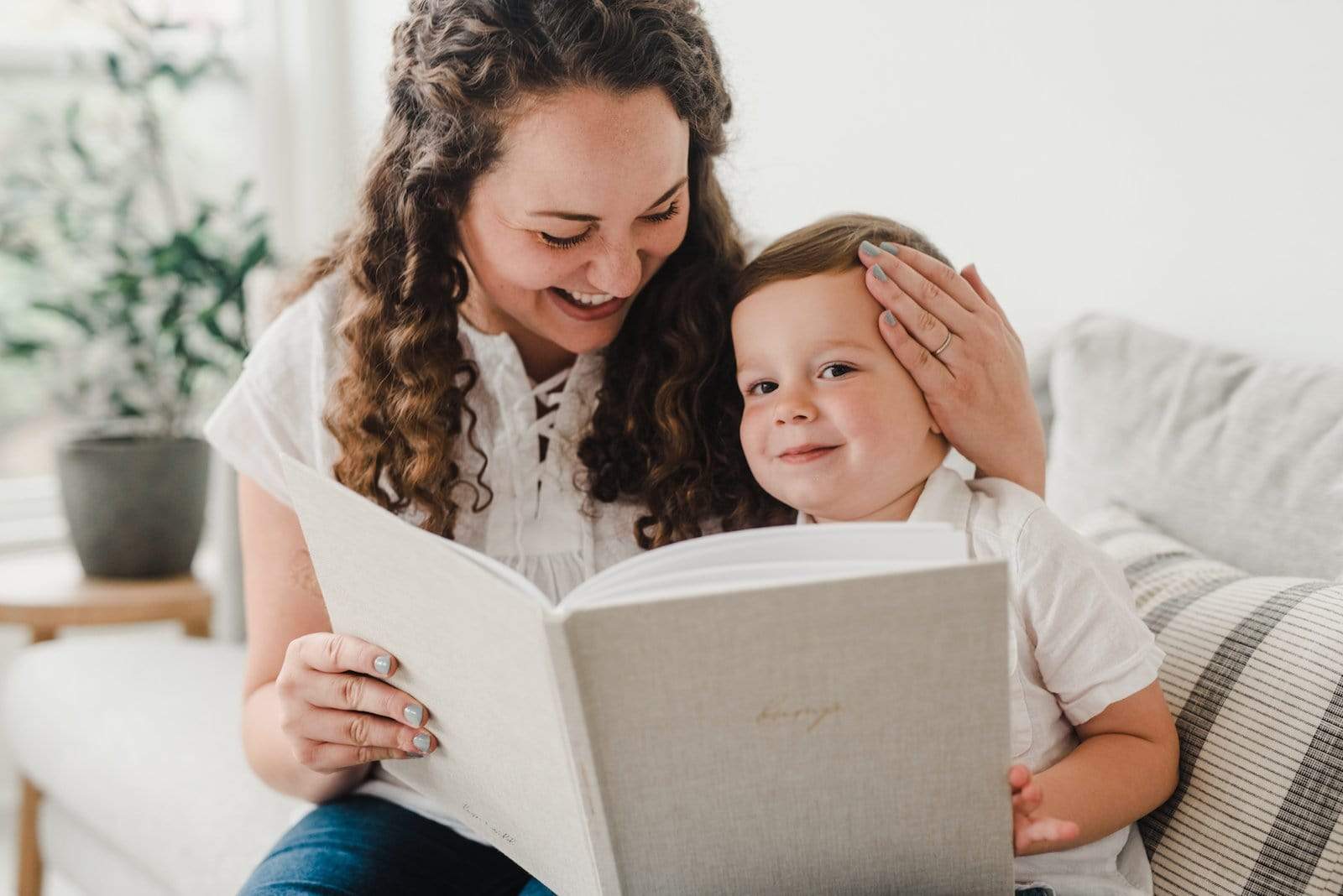 Linen Pregnancy Journal - Gray (Imperfect)
