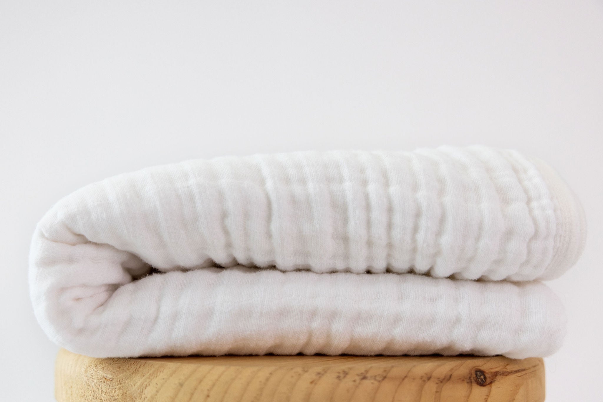 Organic Muslin Quilt - White