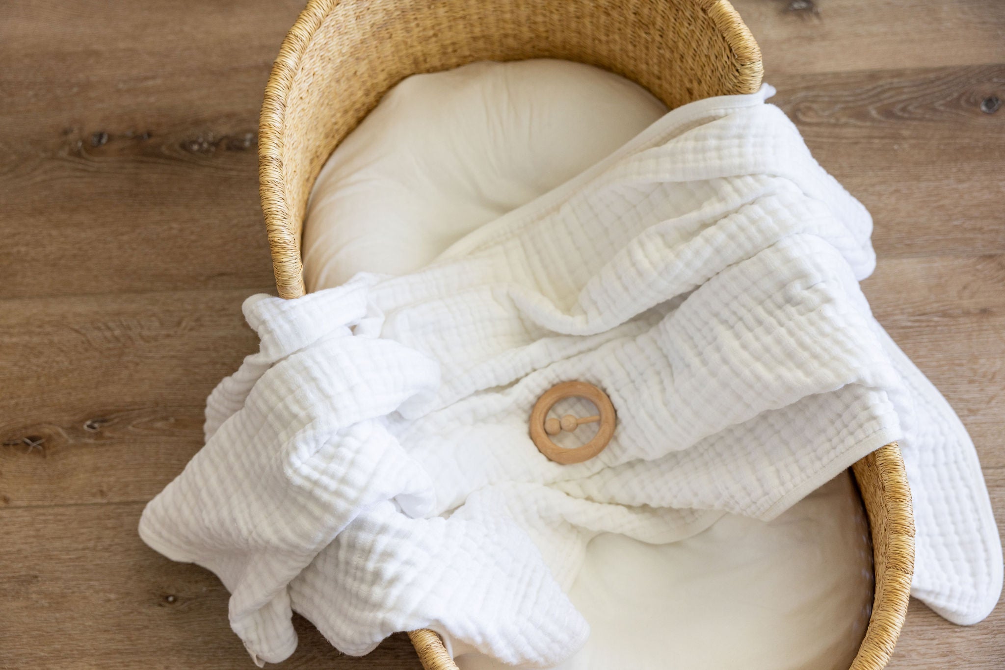 Organic Muslin Quilt - White
