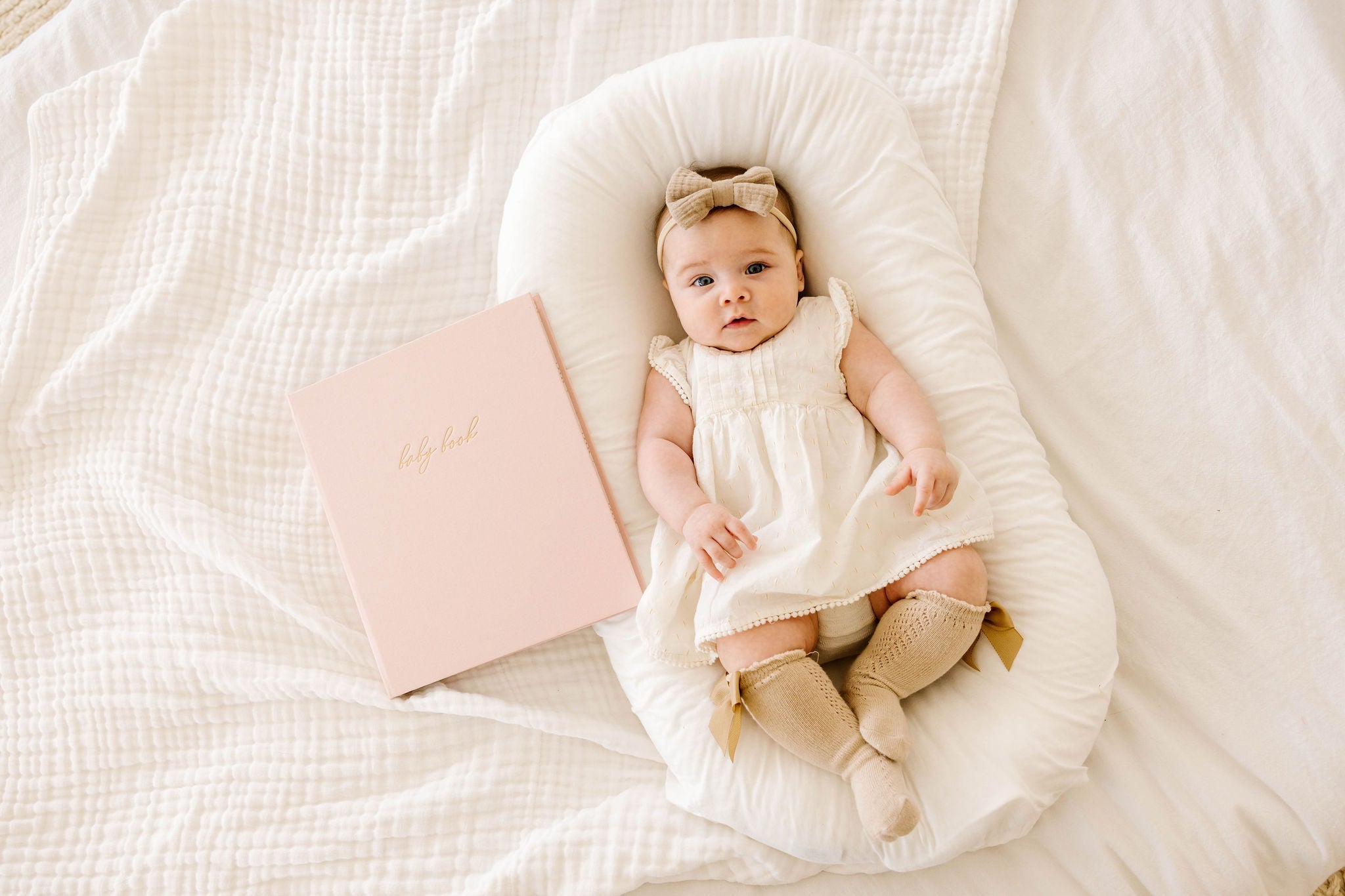 First Year Baby Book - Pink (Imperfect)