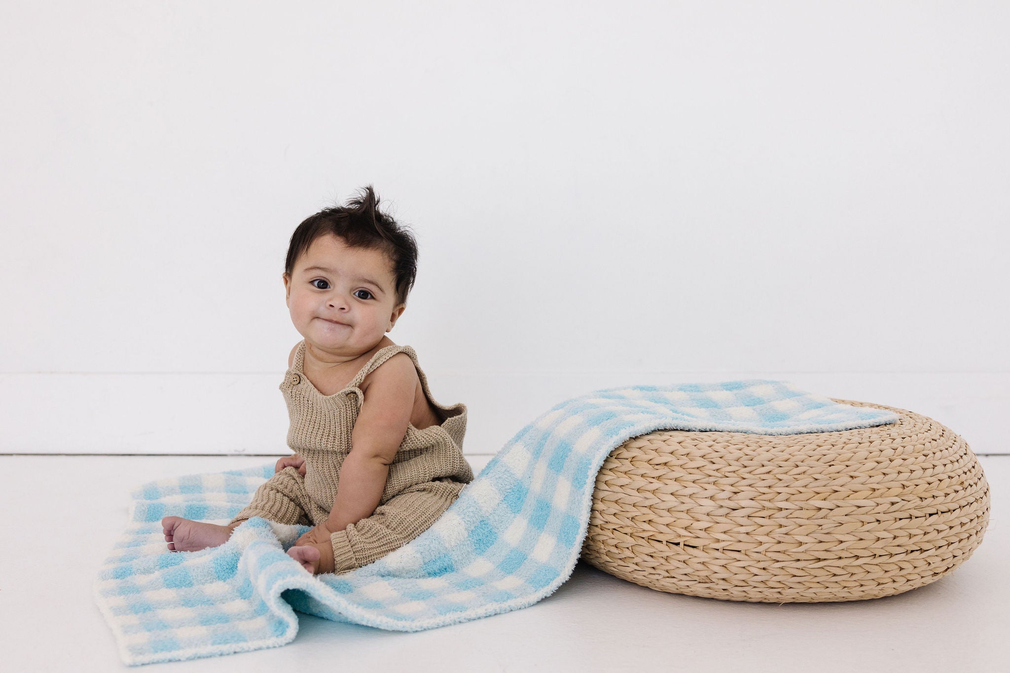 Gingham Plush Blanket