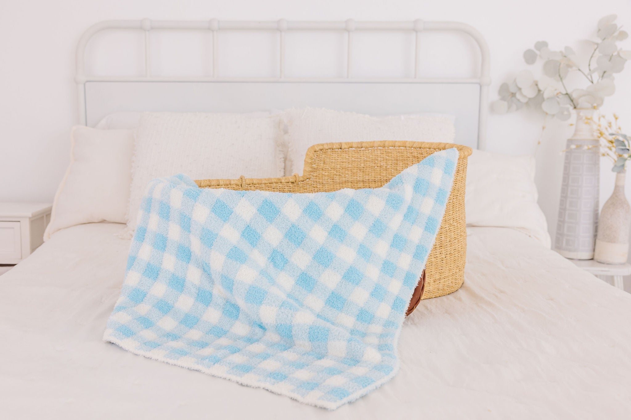 Gingham Plush Blanket