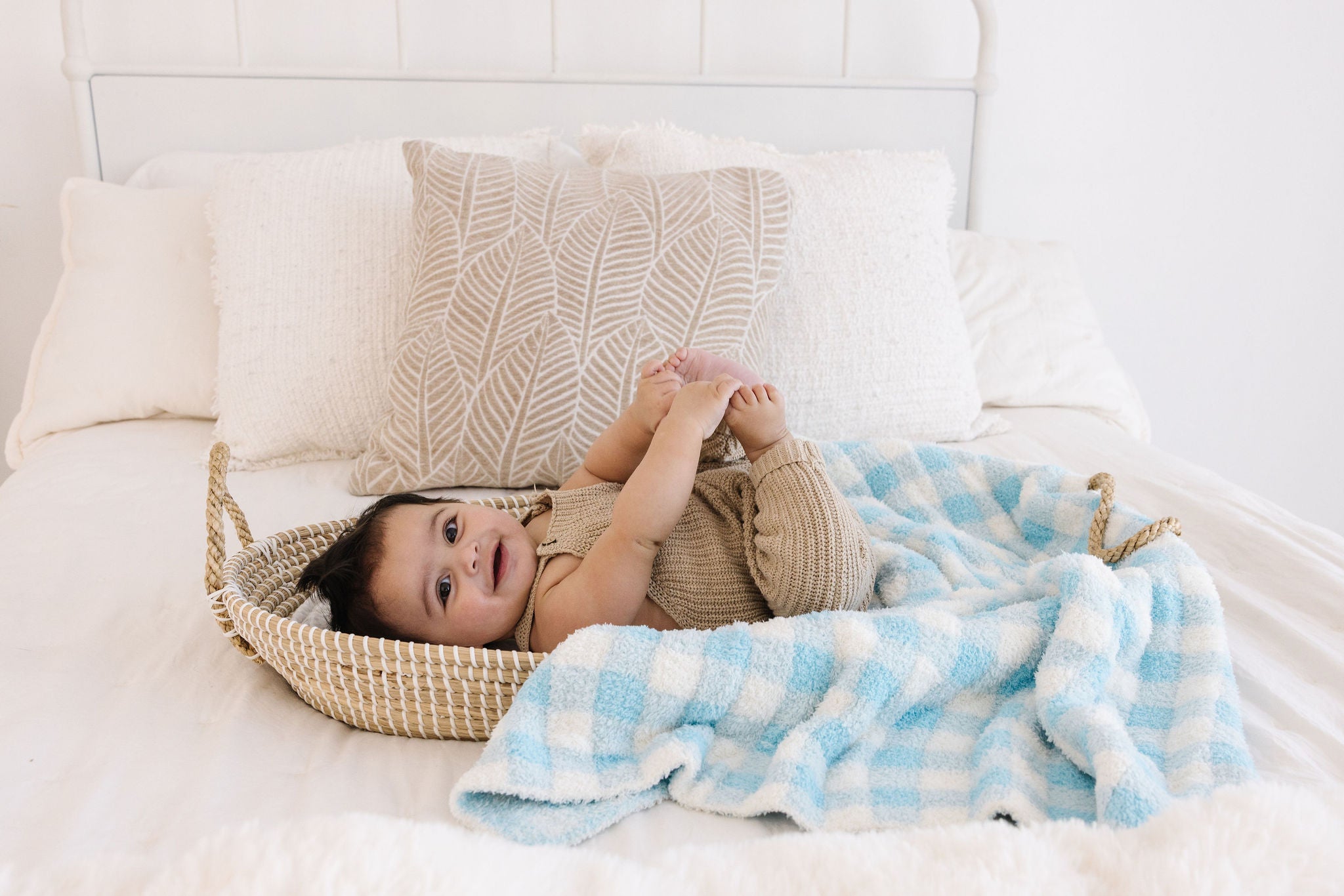 Gingham Plush Blanket