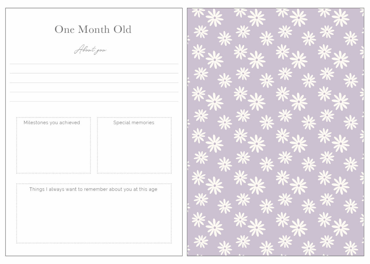 Daisies Baby Book