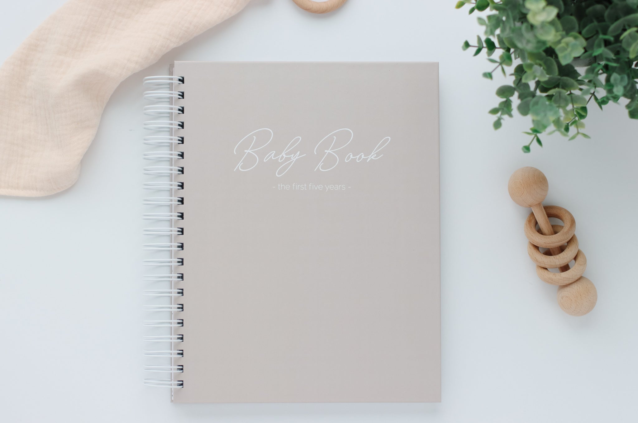 Whimsy Floral + Butterflies Baby Book