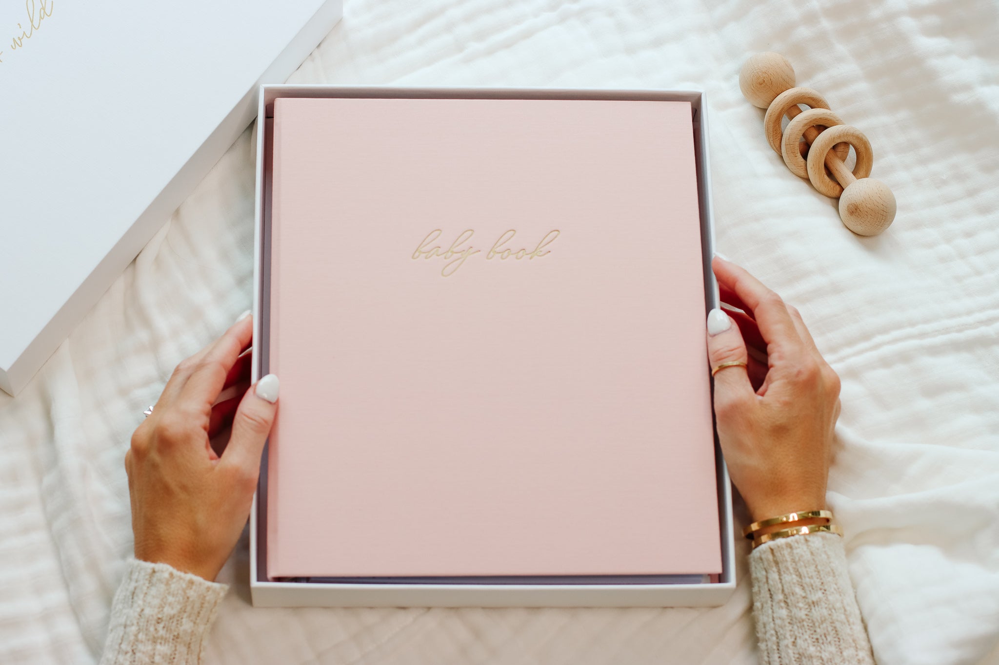First Year Baby Memory Book - Pink