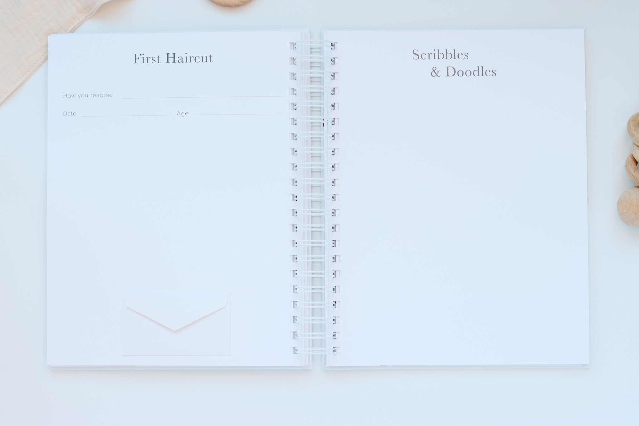 Whimsy Floral + Butterflies Baby Book