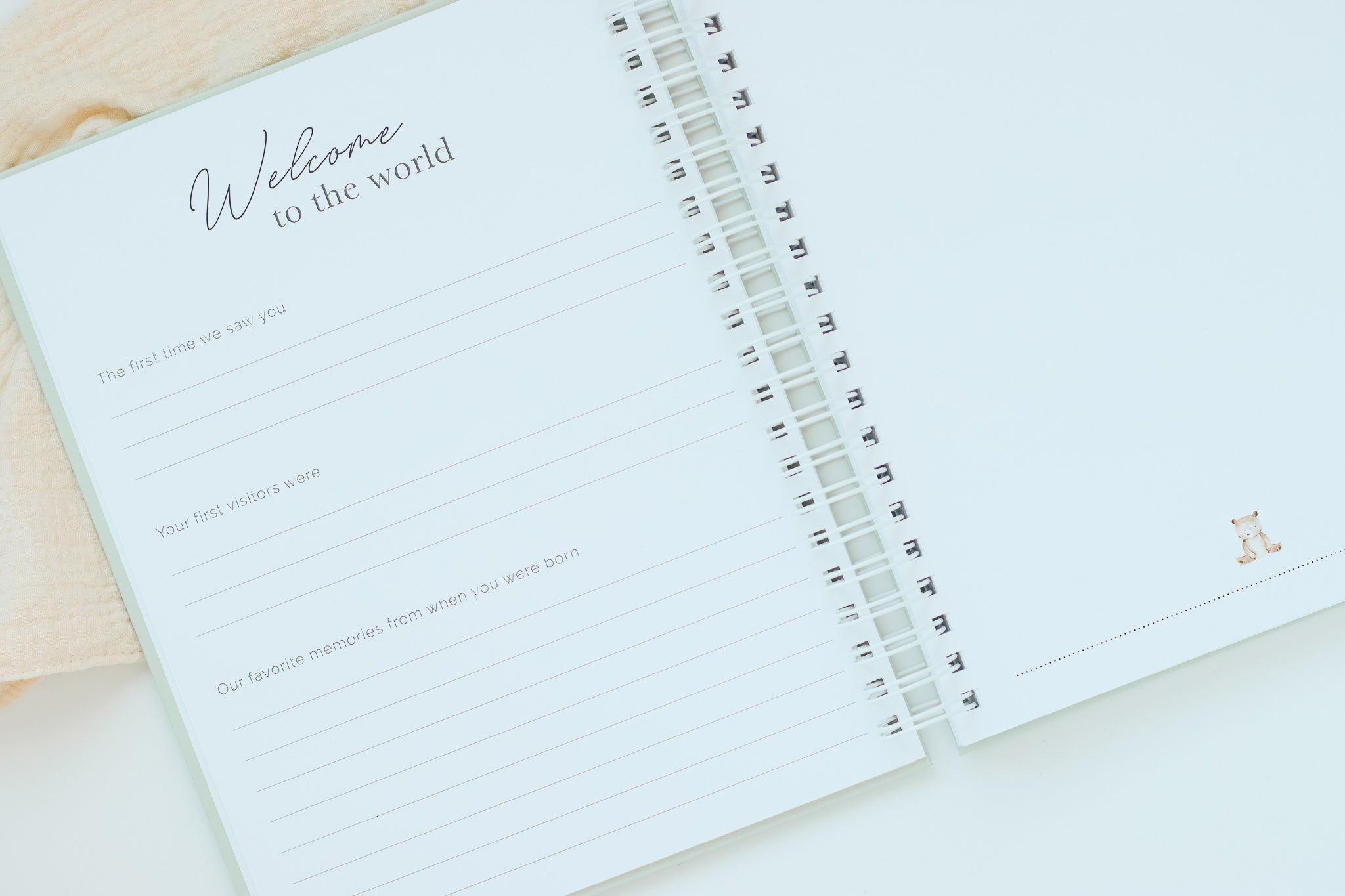 Woodland Baby Book