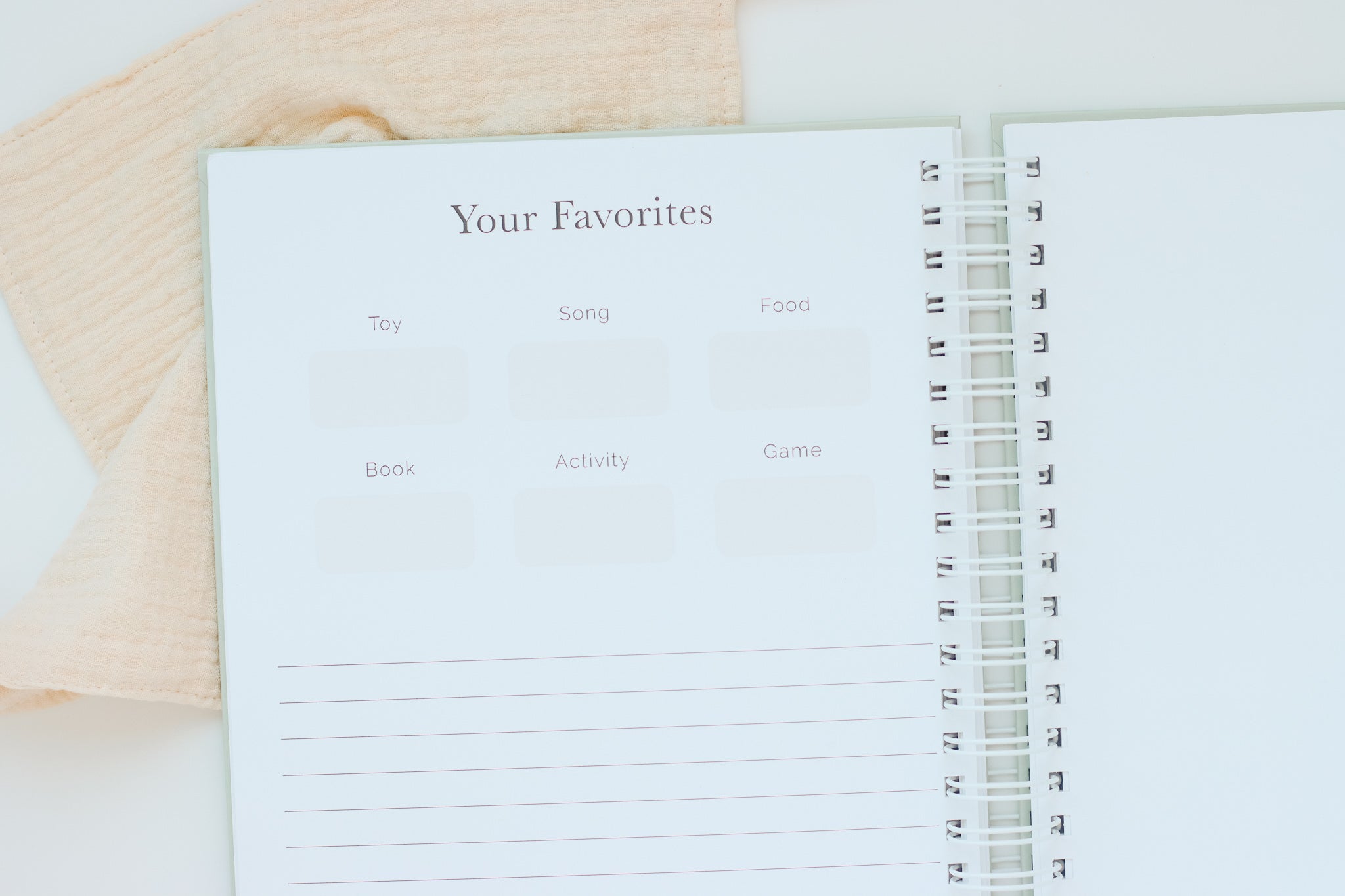 Woodland Baby Book