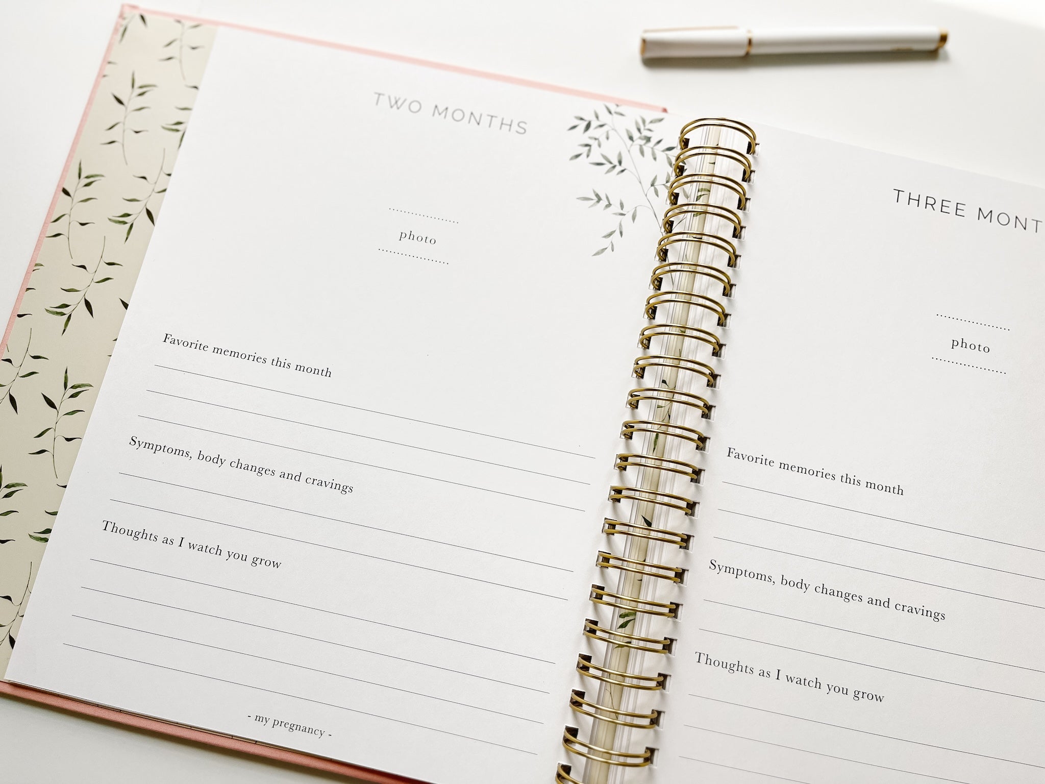 Pregnancy + Baby Book Combo - Dusty Blue (Imperfect)