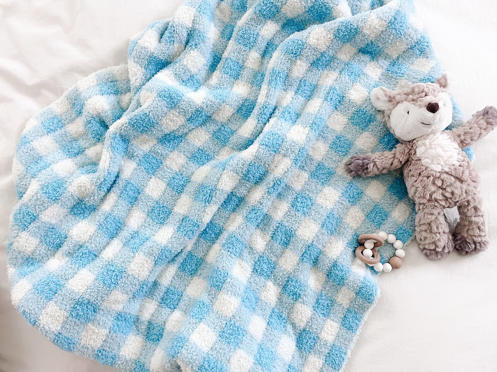 Gingham Plush Blanket