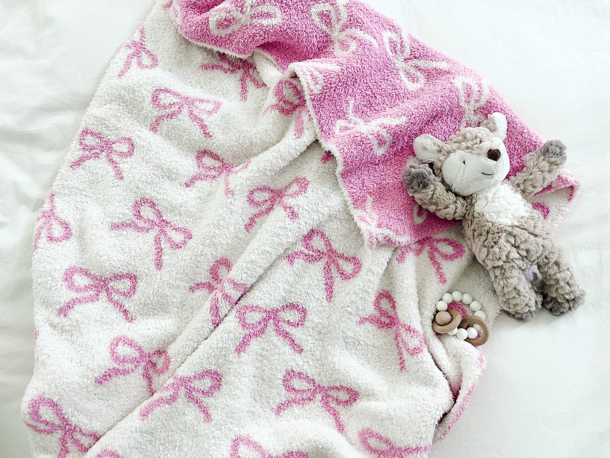 Bow Plush Blanket