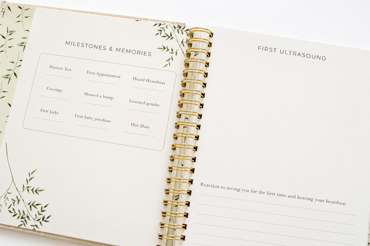 Pregnancy + Baby Combo Book - Pink