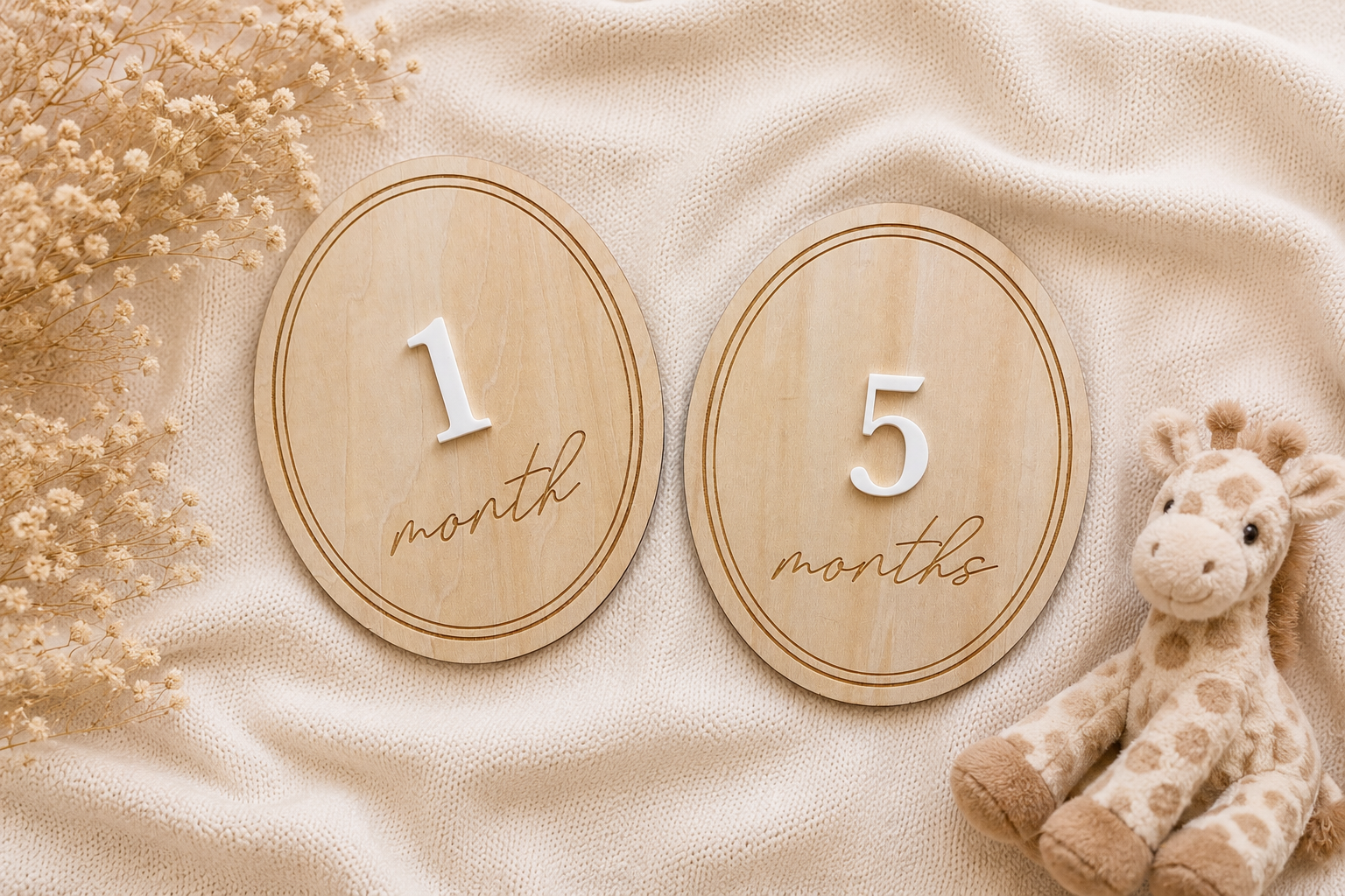 Monthly Milestone Cards