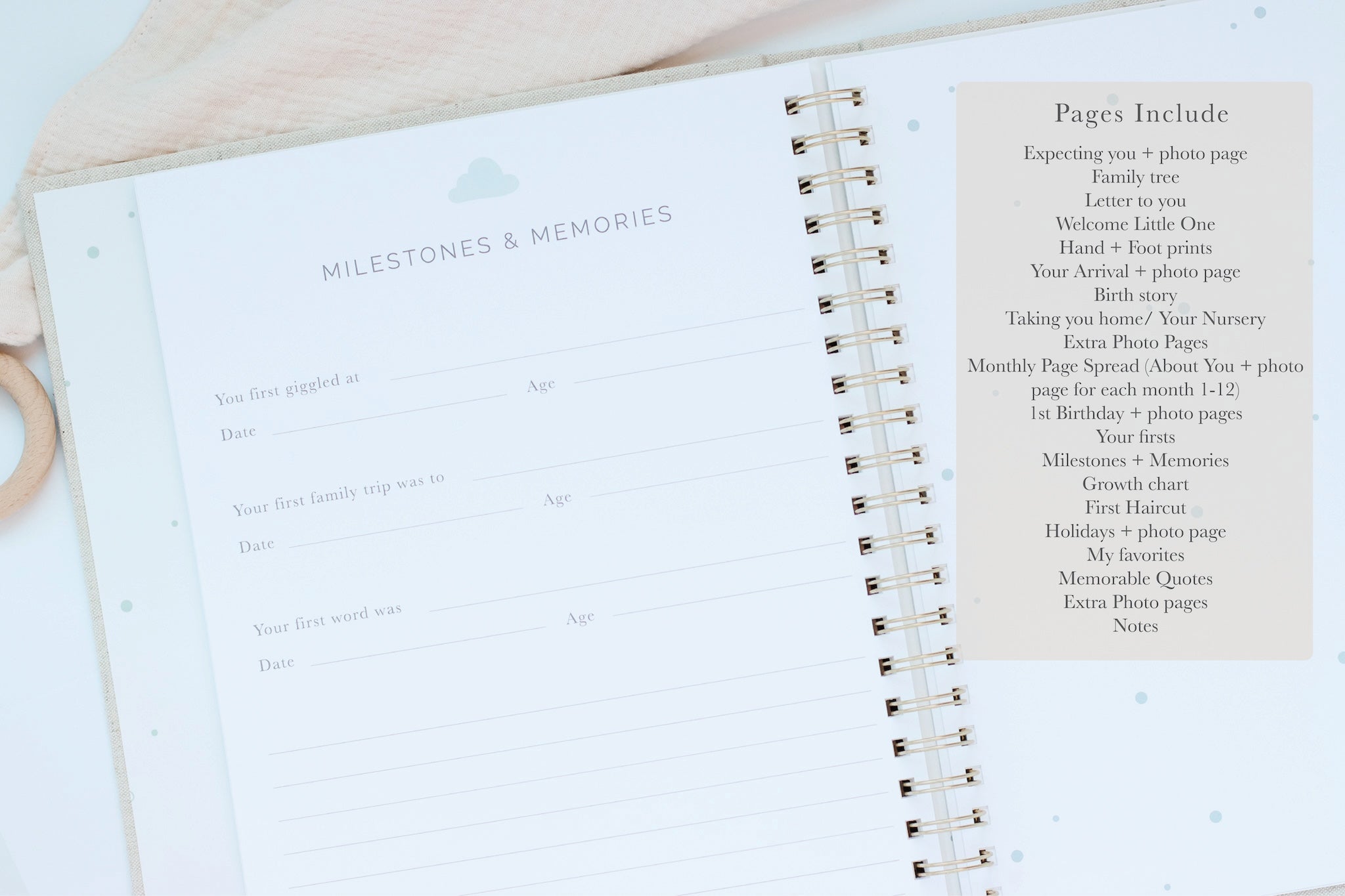 My First Year Baby Book