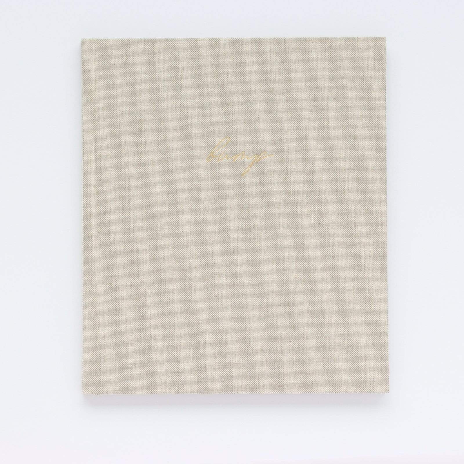Linen Pregnancy Journal - Oat (Imperfect)