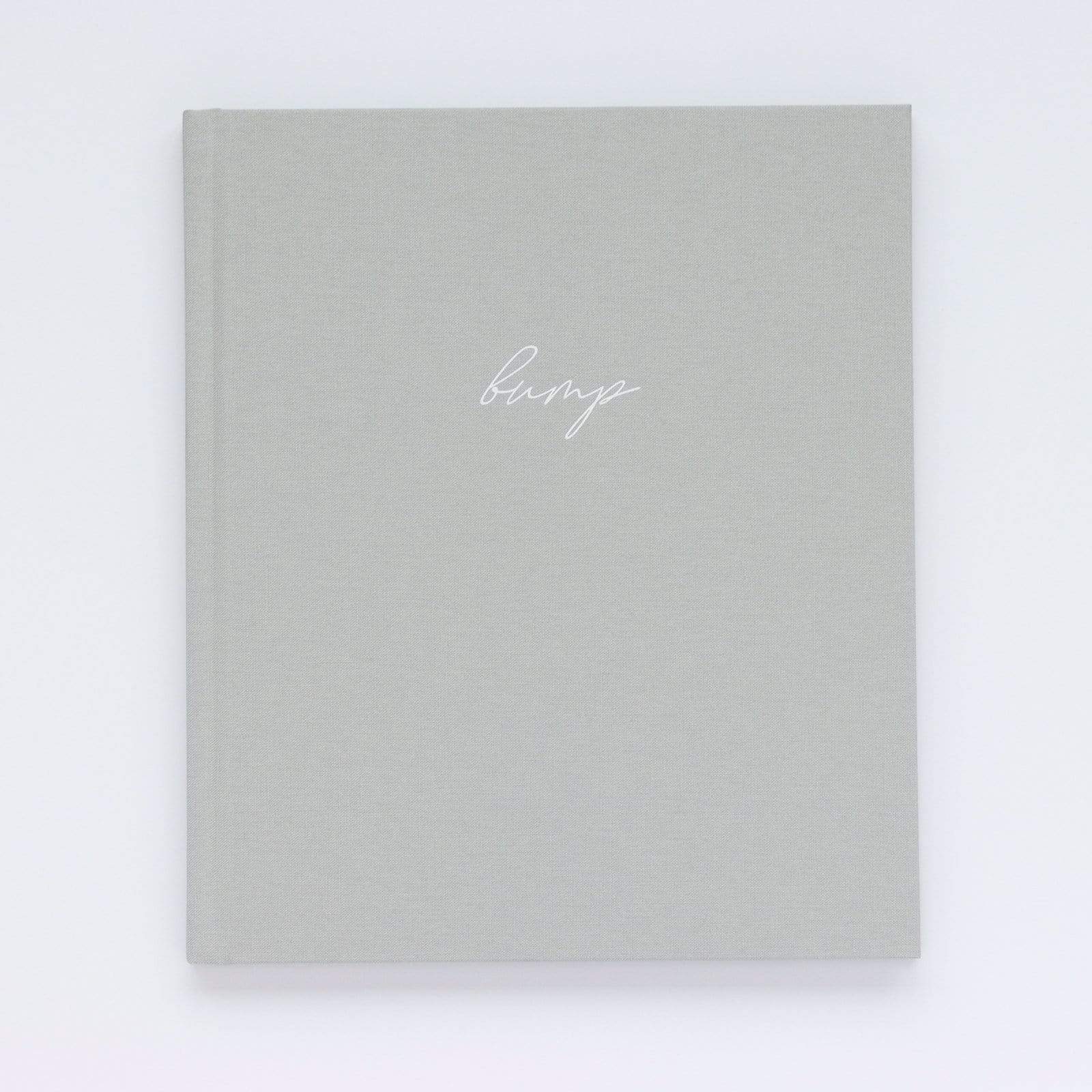 Linen Pregnancy Journal - Gray