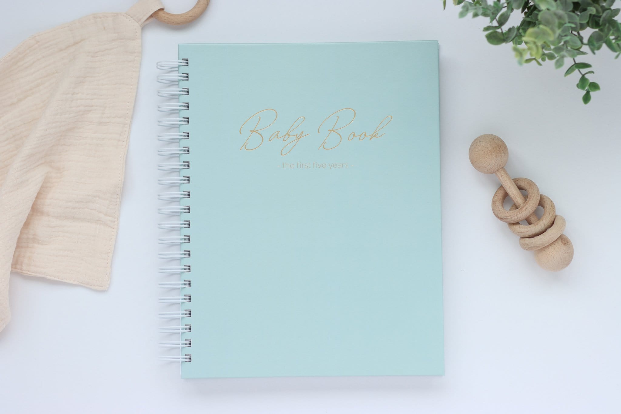 Greenery Baby Book