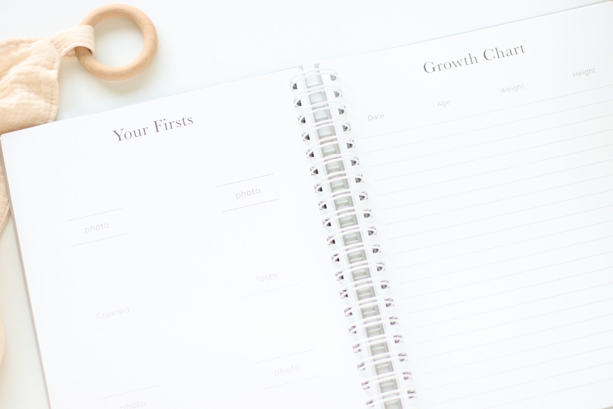 Greenery Baby Book love + wild