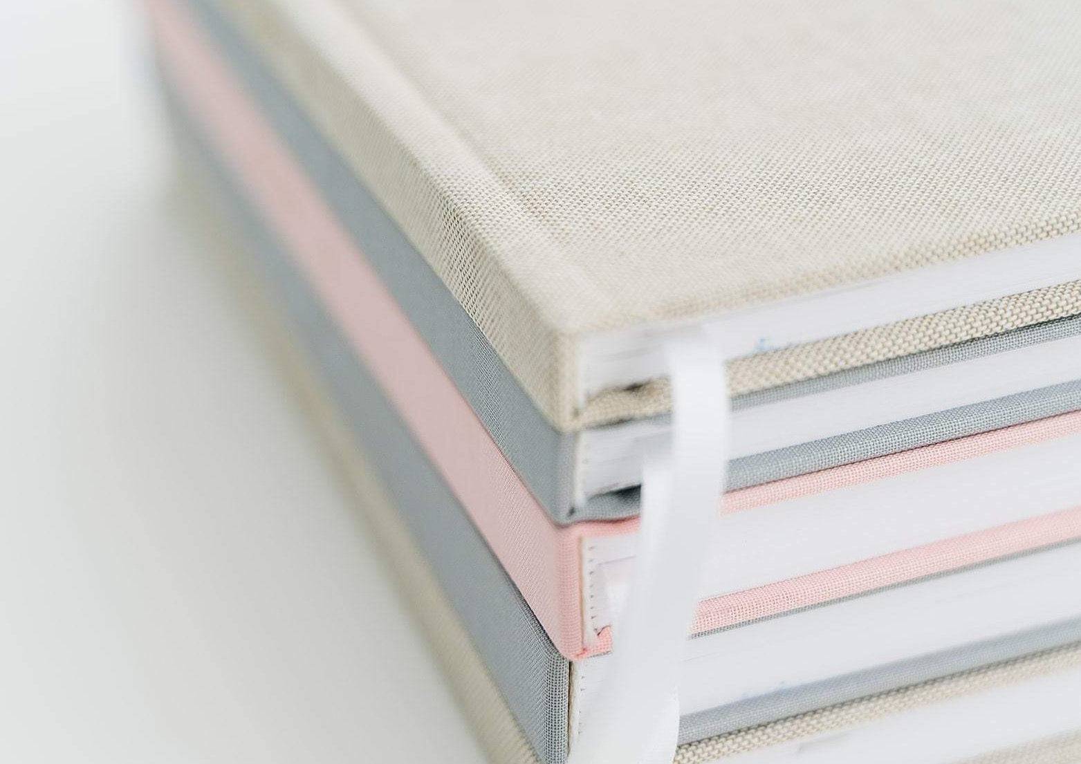 Linen Baby Book