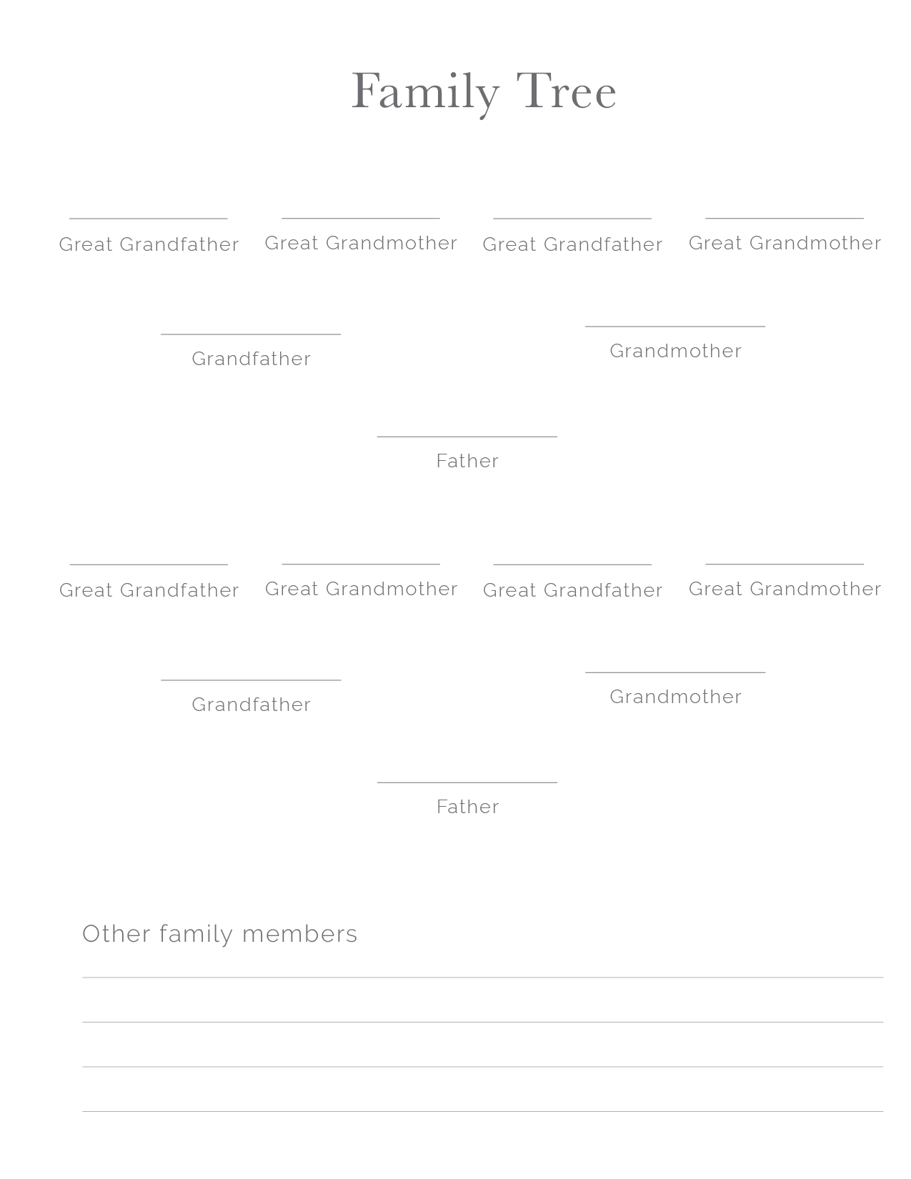 Two Father Family Tree